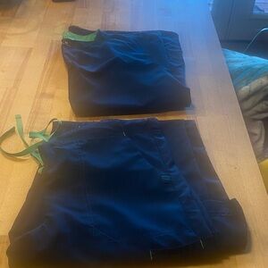 Carhartt navy blue scrubs